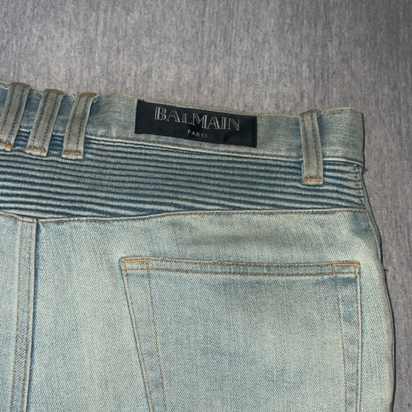 Balmain biker denim - Picture 4 of 7